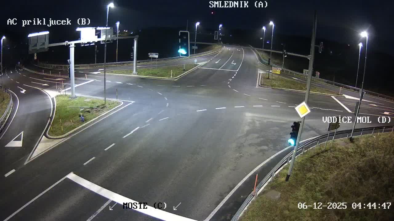 Vodice obvoznica III, A2 priključek, smer Moste